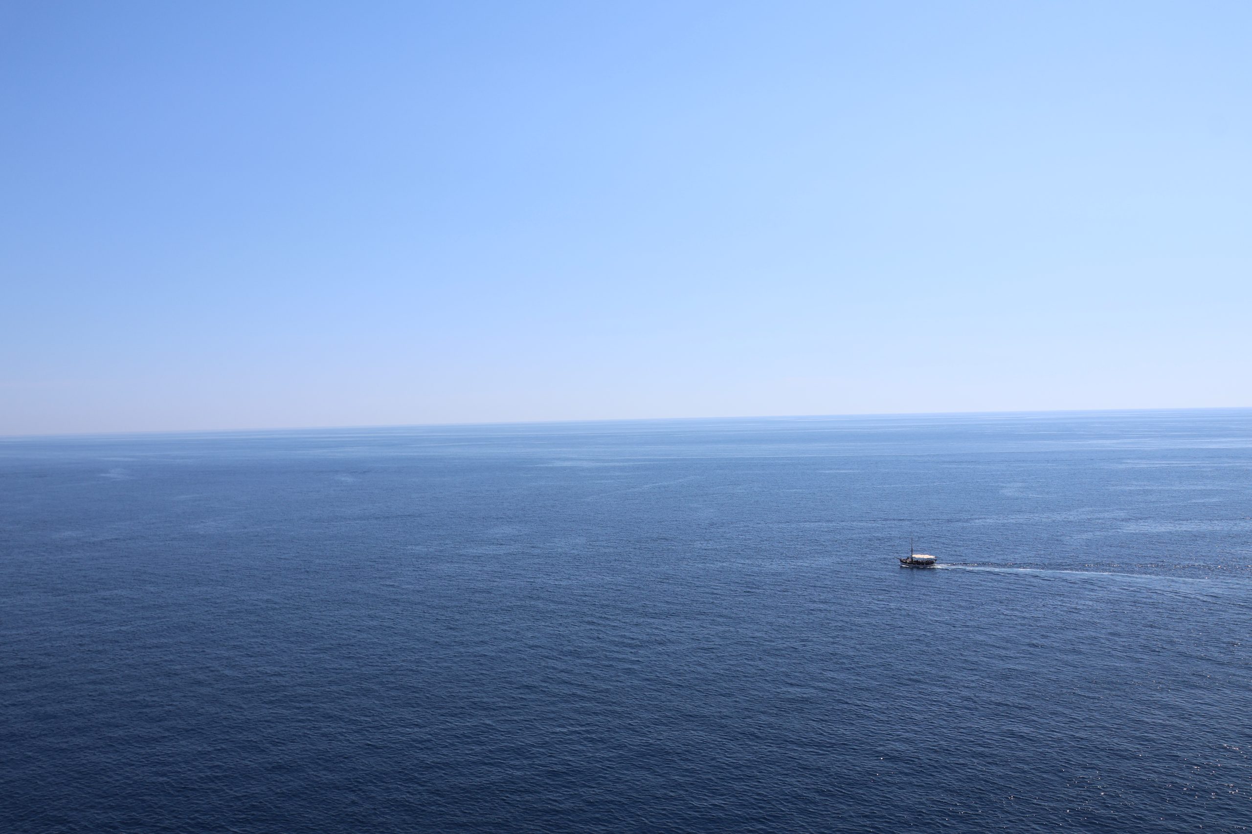 The Adriatic Sea viewed from Dubrovnik.