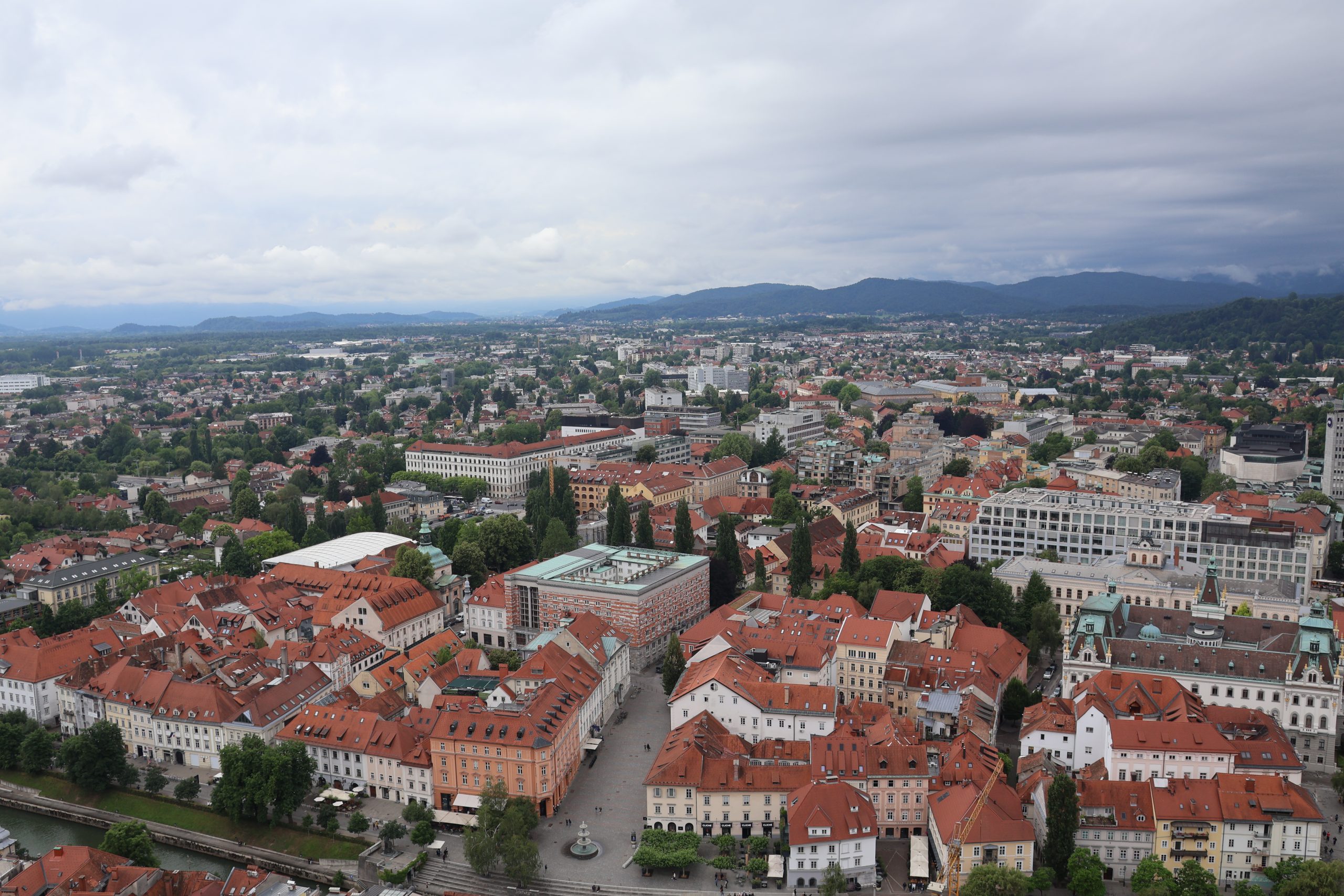Ljubljana from the Castle